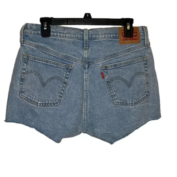 Levi’s Original 501 High Rise Button Fly Denim Jean Shorts Size 30 - Picture 2 of 8